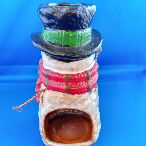 Yankee Candle Snowman Ceramic Tealight Holder - Picture 2 of 5